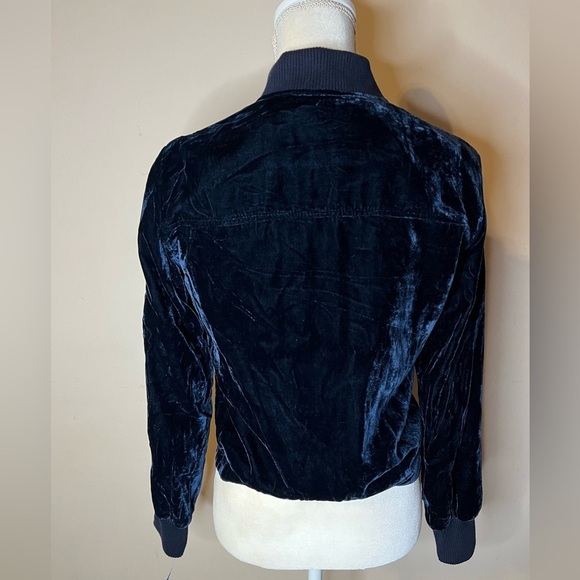 🌹NWOT J. Crew Velvet Bomber Jacket - Picture 4 of 8